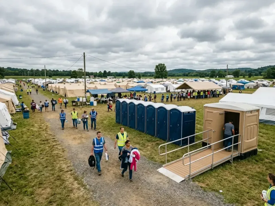 disaster-relief-camp-restrooms-010 — frequently asked questions, Dumpster & Portable Bathrooms Rental in Ballville, OH